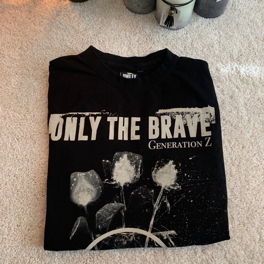 Only the brave graphic tee